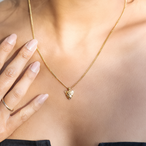 NIKITA 'I am Courageous' lioness pendant necklace for women with quality 18k gold plating and delicate chain. Ideal mother day gift or birthday gift for her.