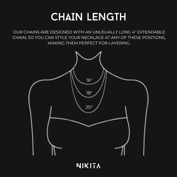 NIKITA 'I am Savage' middle finger pendant necklace with quality 18k gold plating and a bold twist adjustable twist chain. A fun gift for best friend.