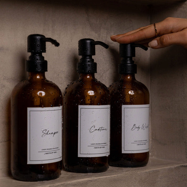 This Amber Soap Bottle Set Is Just $22 at