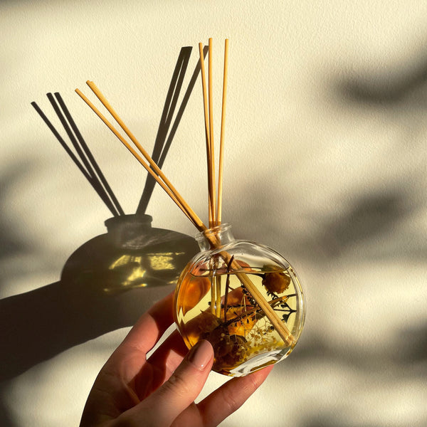 Glass Botanical Reed Diffuser - 3 Scents