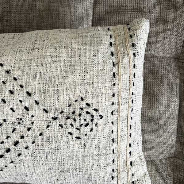 NIKITA x Bloomingville cotton cushion with aztec pattern for living room or bedroom. Ideal new home gift for her.