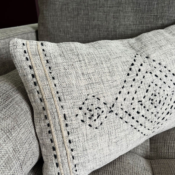 NIKITA x Bloomingville cotton cushion with aztec pattern for living room or bedroom. Ideal new home gift for her.