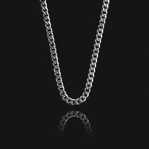 NIKITA cuban chain necklace. A waterproof, silver quality chain, with a hypoallergenic stainless steel base. Every day jewellery gift for her.