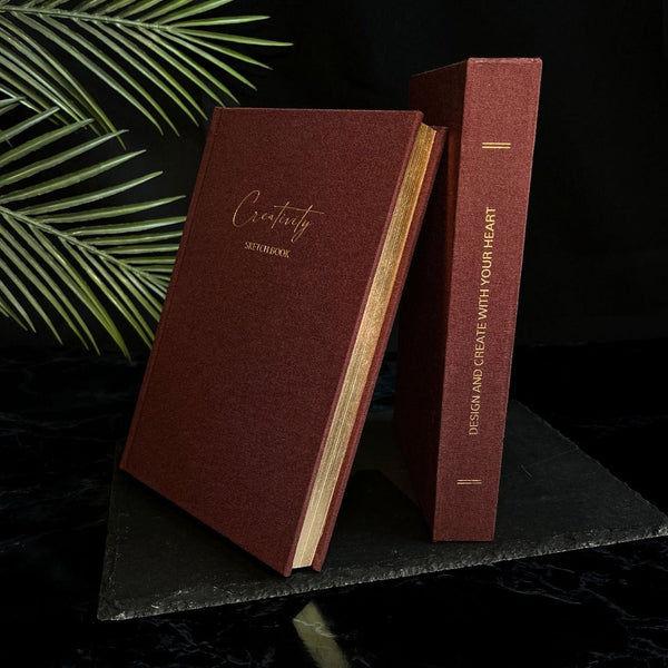Linen Creativity Sketch Book
