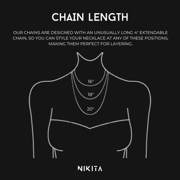 NIKITA snake chain necklace. A waterproof, silver quality chain, with a hypoallergenic stainless steel base. Every day jewellery gift for her.