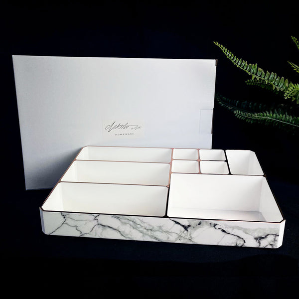 Luxury branded, recyclable and biodegradable gift packaging for all NIKITA homeware.