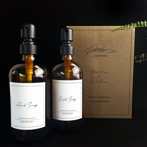 Luxury branded, recyclable and biodegradable gift packaging for all NIKITA home décor.