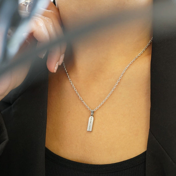 Fearless on sale bar necklace